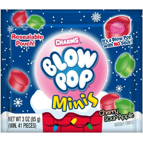 Charms Blow Pop Candy Minis Xmas 3oz