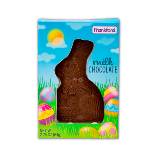 Frankford, Easter Solid Milk Chocolate Bunny Candy, 2.25 oz