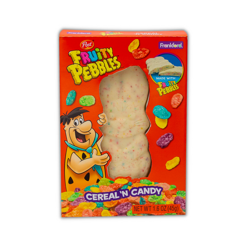 Frankford, Post Fruity Pebbles Cereal 'N Candy Bunny, 1.6 oz