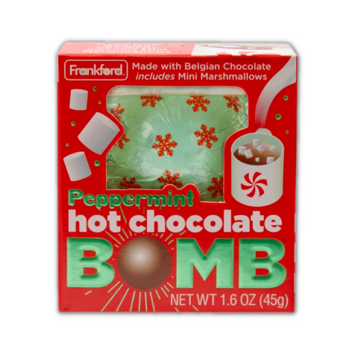 Frankford's Peppermint Hot Chocolate Bomb 1.6 ounces