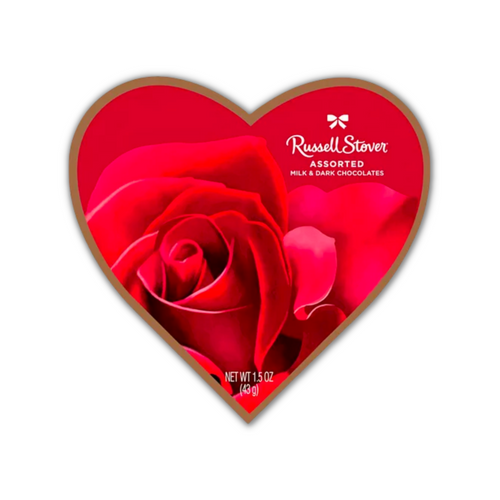 Russell Stover Heart Chocolate Box