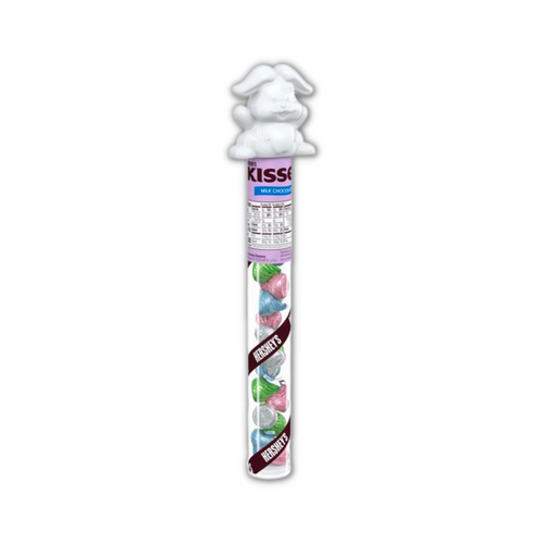 HERSHEY'S KISSES Filled Plastic Bunny Cane, Easter Candy, 2.56 oz