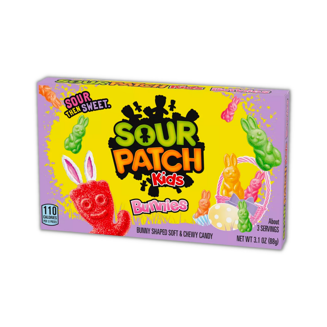 SOUR PATCH KIDS Bunnies Soft and Chewy Easter Candy, 3.1 oz