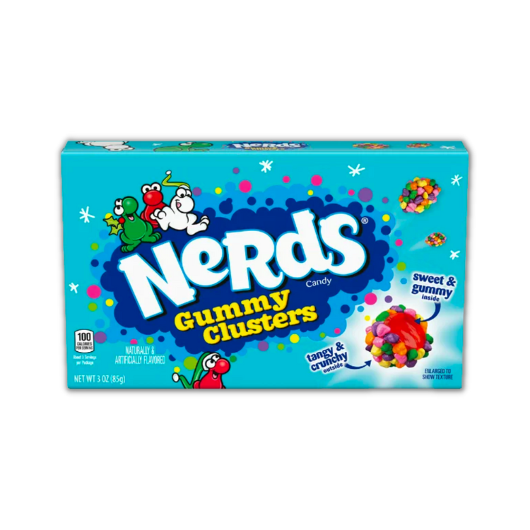 Nerds Holiday Gummy Clusters, Fruity Stocking Stuffer Candy, 3oz ...